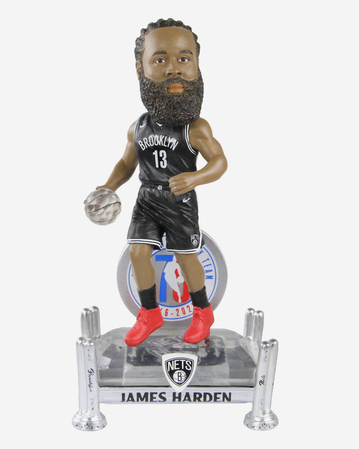 James Harden Brooklyn Nets 75th Anniversary Bobblehead FOCO - FOCO.com