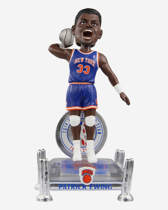 Patrick Ewing New York Knicks 75th Anniversary Bobblehead FOCO - FOCO.com