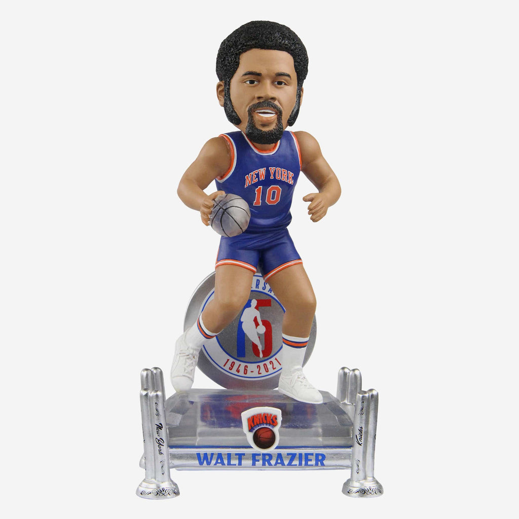 Walt Frazier New York Knicks 75th Anniversary Bobblehead FOCO - FOCO.com