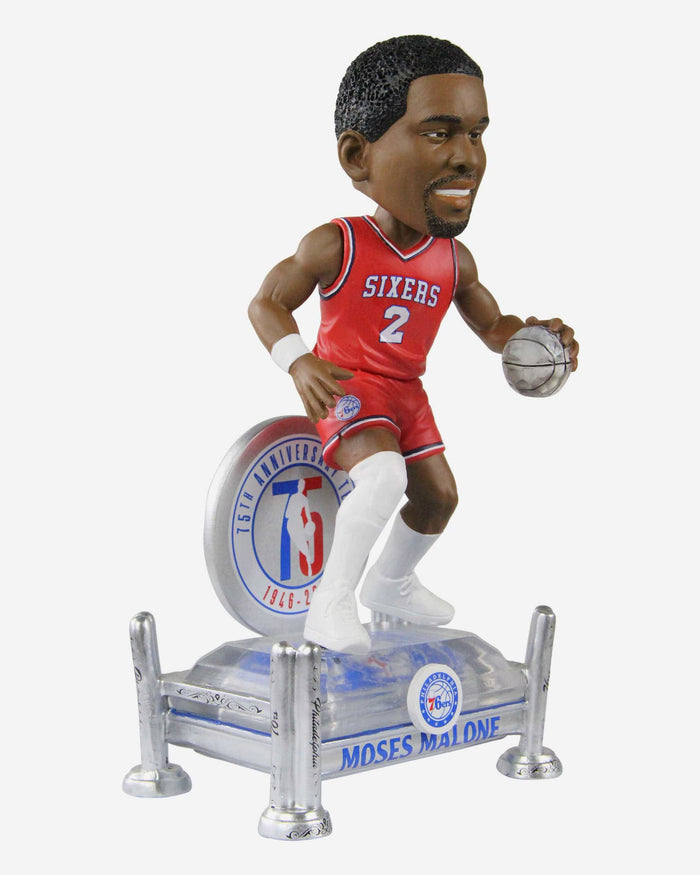 Moses Malone Philadelphia 76ers 75th Anniversary Bobblehead FOCO - FOCO.com