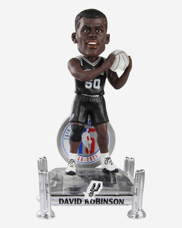 David Robinson San Antonio Spurs 75th Anniversary Bobblehead FOCO - FOCO.com