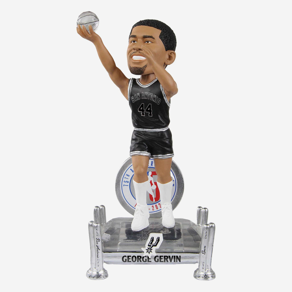 George Gervin San Antonio Spurs 75th Anniversary Bobblehead FOCO - FOCO.com