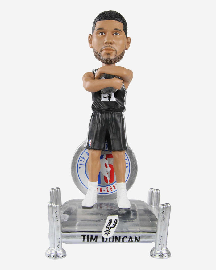 Tim Duncan San Antonio Spurs 75th Anniversary Bobblehead FOCO - FOCO.com