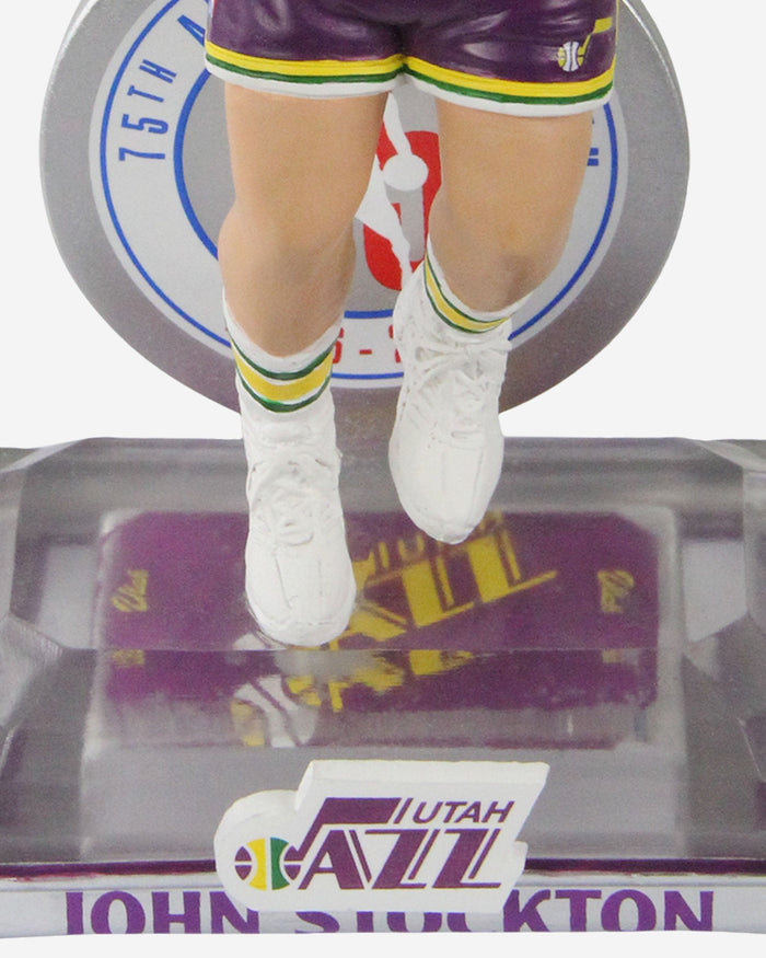 John Stockton Utah Jazz 75th Anniversary Bobblehead FOCO - FOCO.com