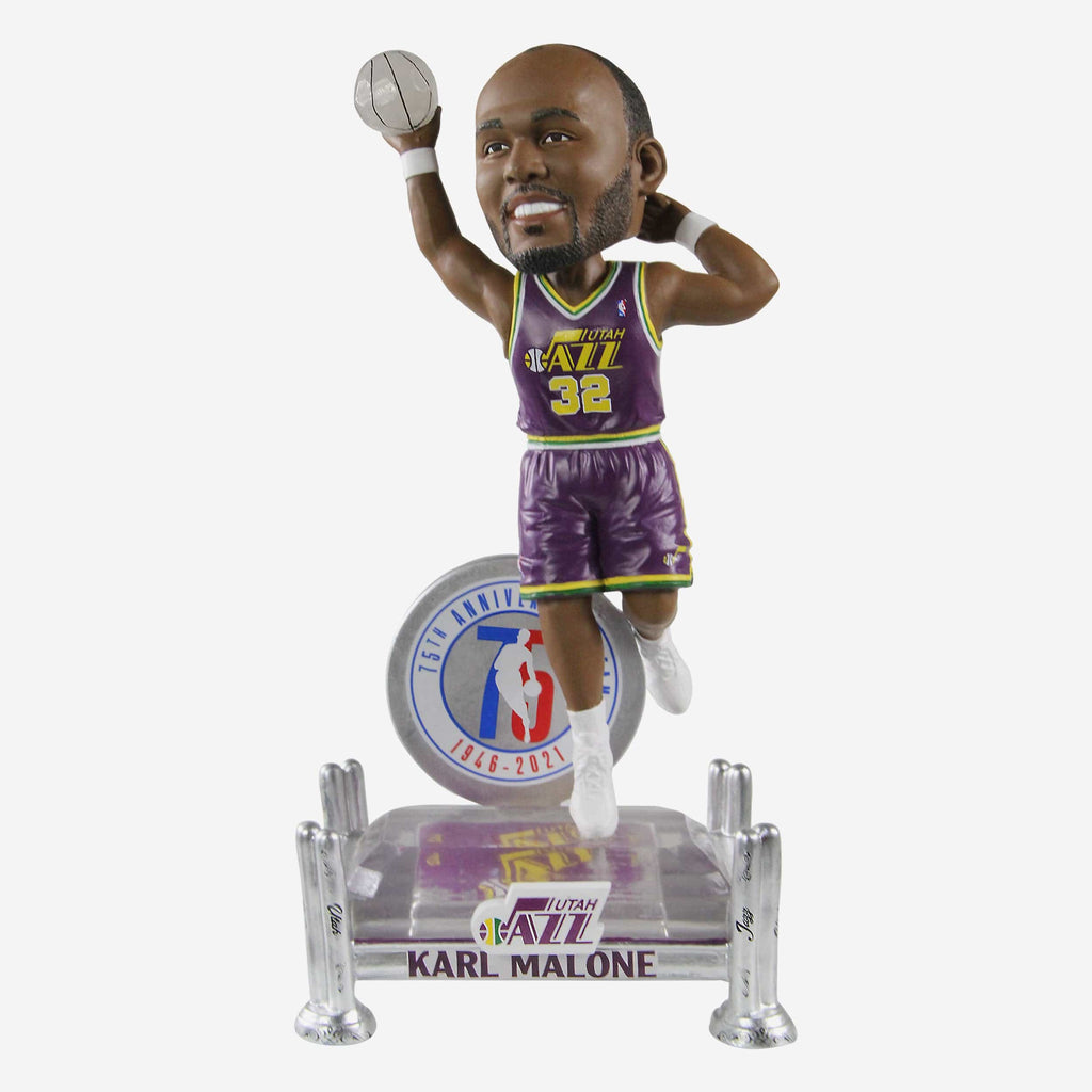 Karl Malone Utah Jazz 75th Anniversary Bobblehead FOCO - FOCO.com
