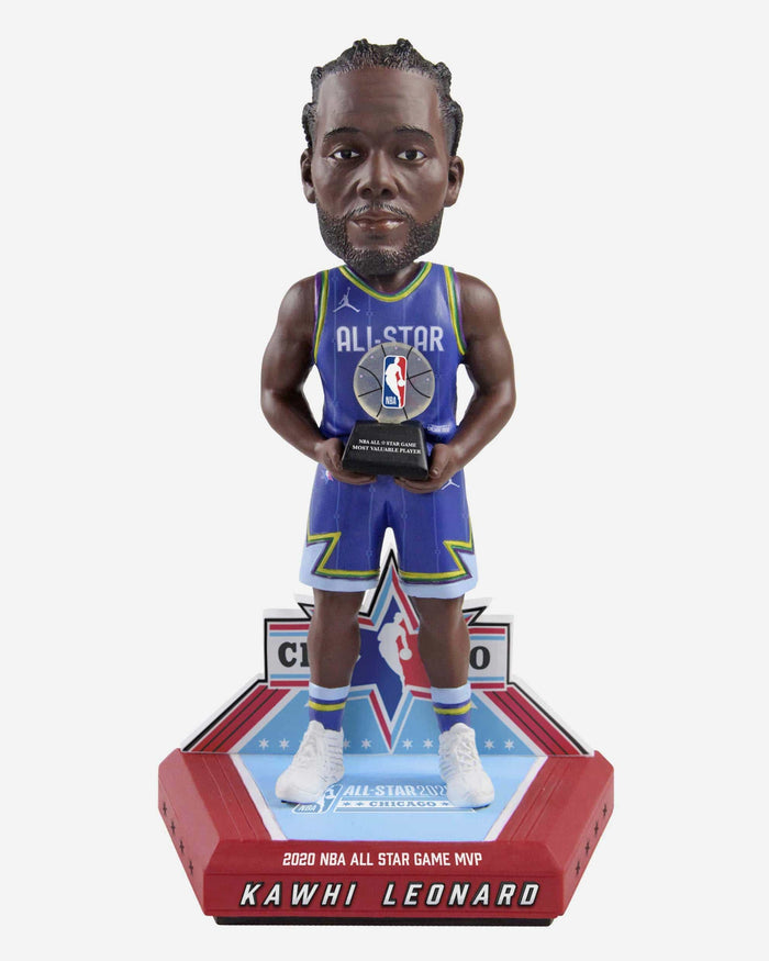 Kawhi Leonard Los Angeles Clippers 2020 All-Star Game MVP Bobblehead FOCO - FOCO.com