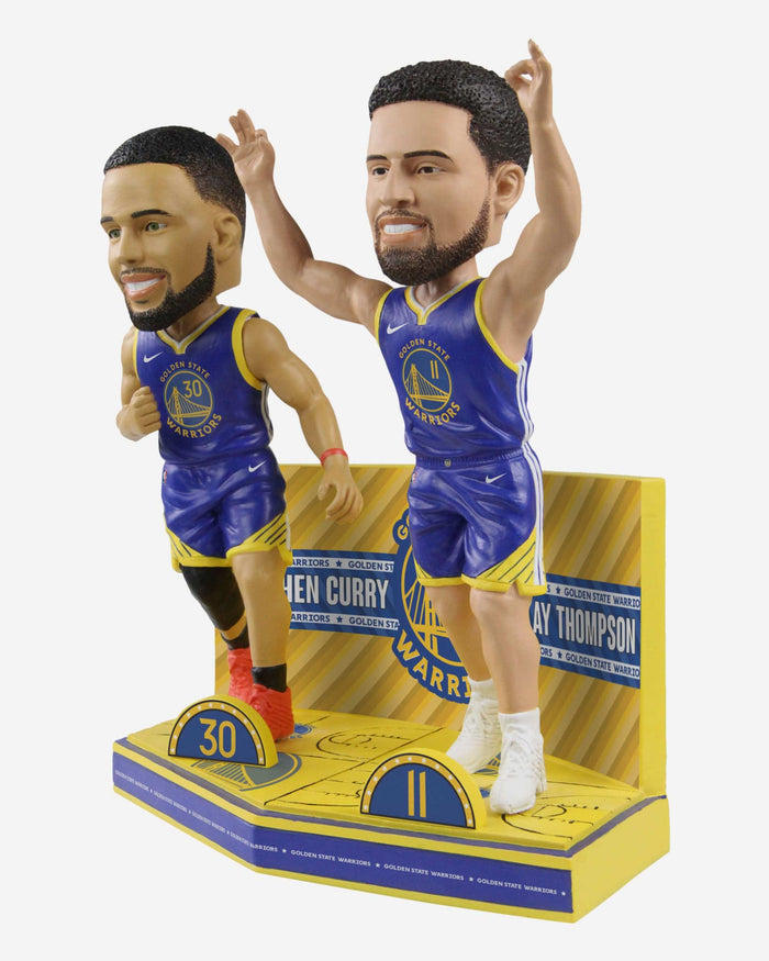 Steph Curry & Klay Thompson Golden State Warriors Bobblemate Dual Bobblehead FOCO - FOCO.com