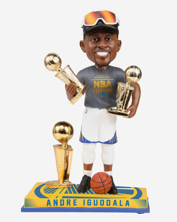 Andre Iguodala Golden State Warriors 3-Time Champ Bobblehead FOCO - FOCO.com