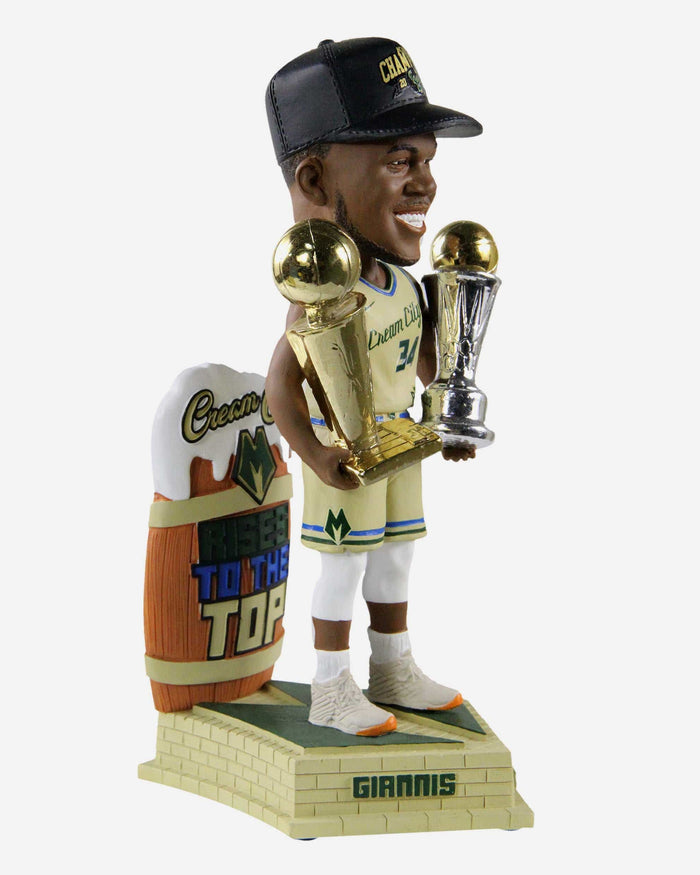 Giannis Antetokounmpo Milwaukee Bucks Cream City Bobblehead FOCO - FOCO.com