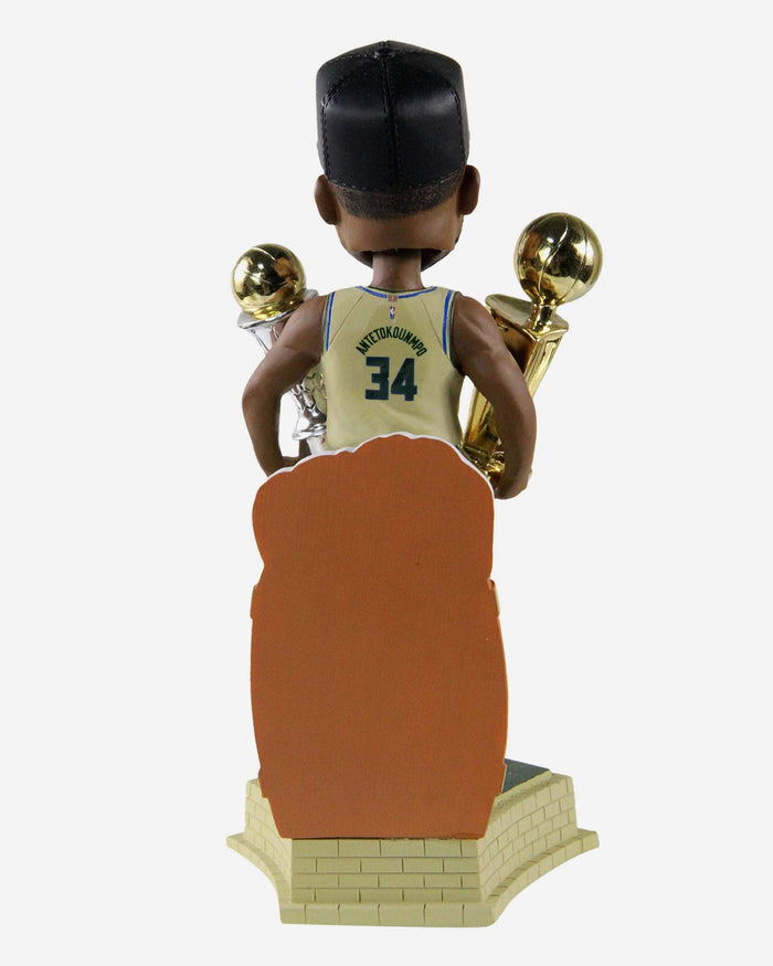 Giannis Antetokounmpo Milwaukee Bucks Cream City Bobblehead FOCO - FOCO.com