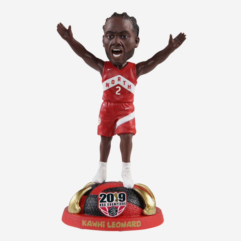 Kawhi Leonard Toronto Raptors 2019 NBA Champions City Jersey Bobblehead FOCO - FOCO.com