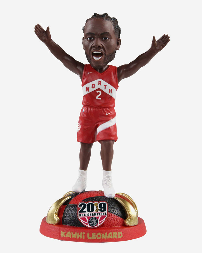 Kawhi Leonard Toronto Raptors 2019 NBA Champions City Jersey Bobblehead FOCO - FOCO.com