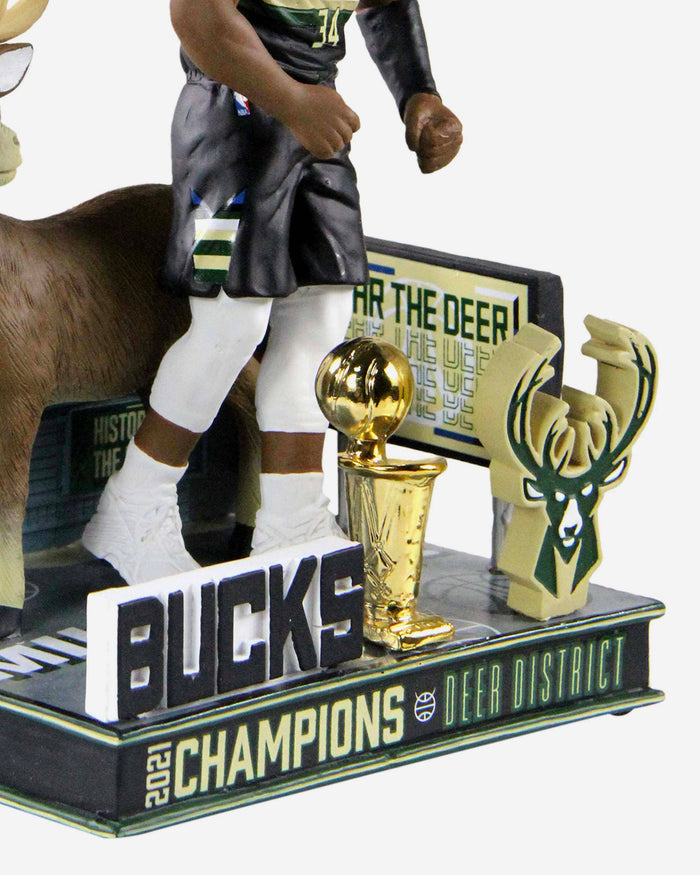 Giannis Antetokounmpo Milwaukee Bucks Deer District Bobblehead FOCO - FOCO.com