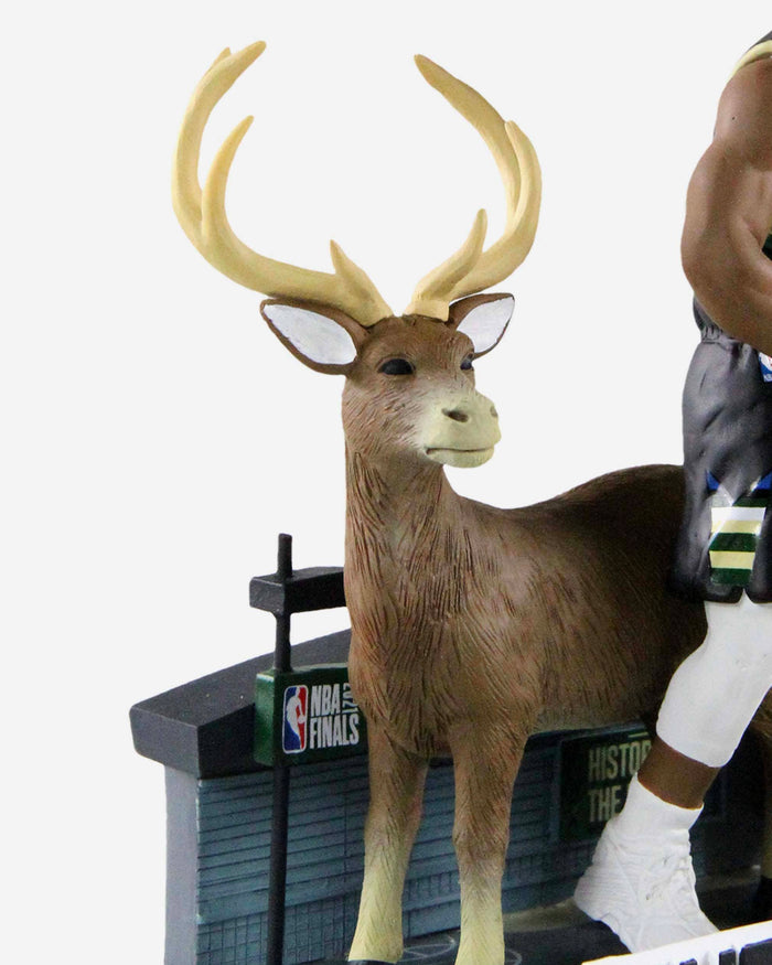 Giannis Antetokounmpo Milwaukee Bucks Deer District Bobblehead FOCO - FOCO.com