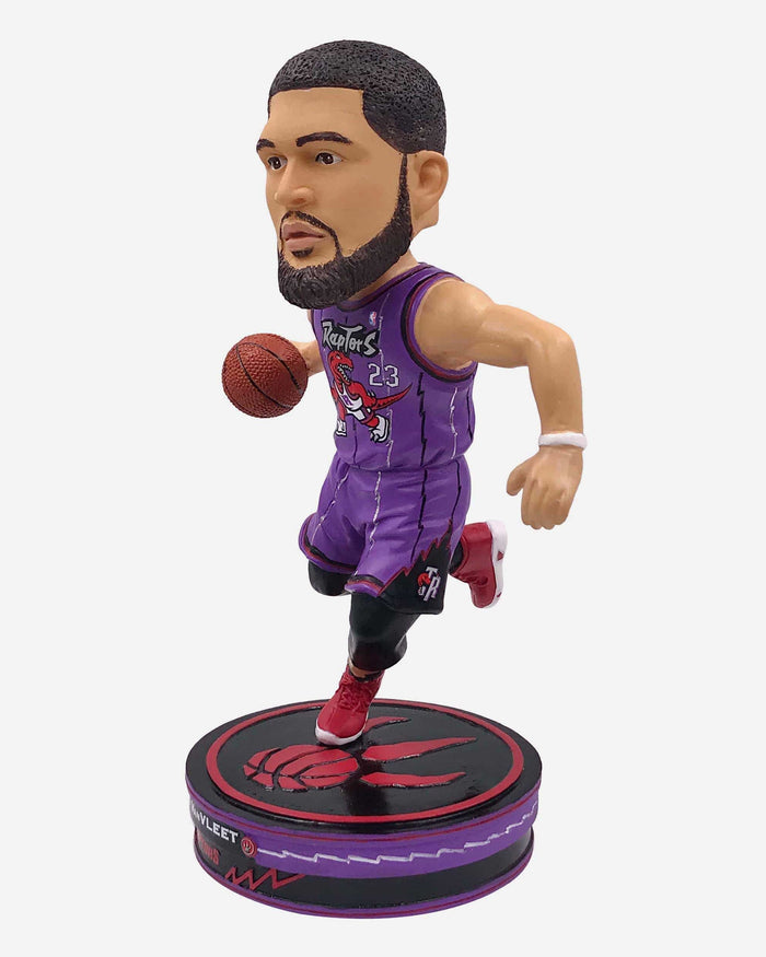 Fred VanVleet Toronto Raptors Low Dribble Throwback Jersey Bobblehead FOCO - FOCO.com