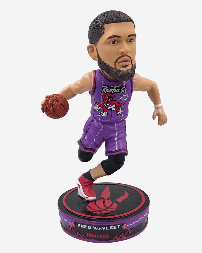 Fred VanVleet Toronto Raptors Low Dribble Throwback Jersey Bobblehead FOCO - FOCO.com