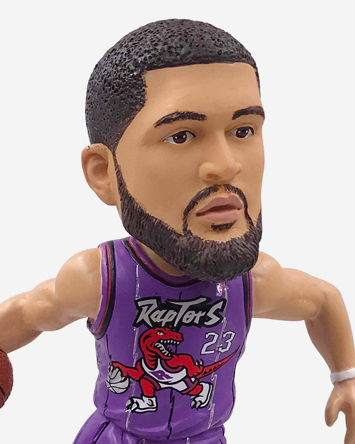 Fred VanVleet Toronto Raptors Low Dribble Throwback Jersey Bobblehead FOCO - FOCO.com