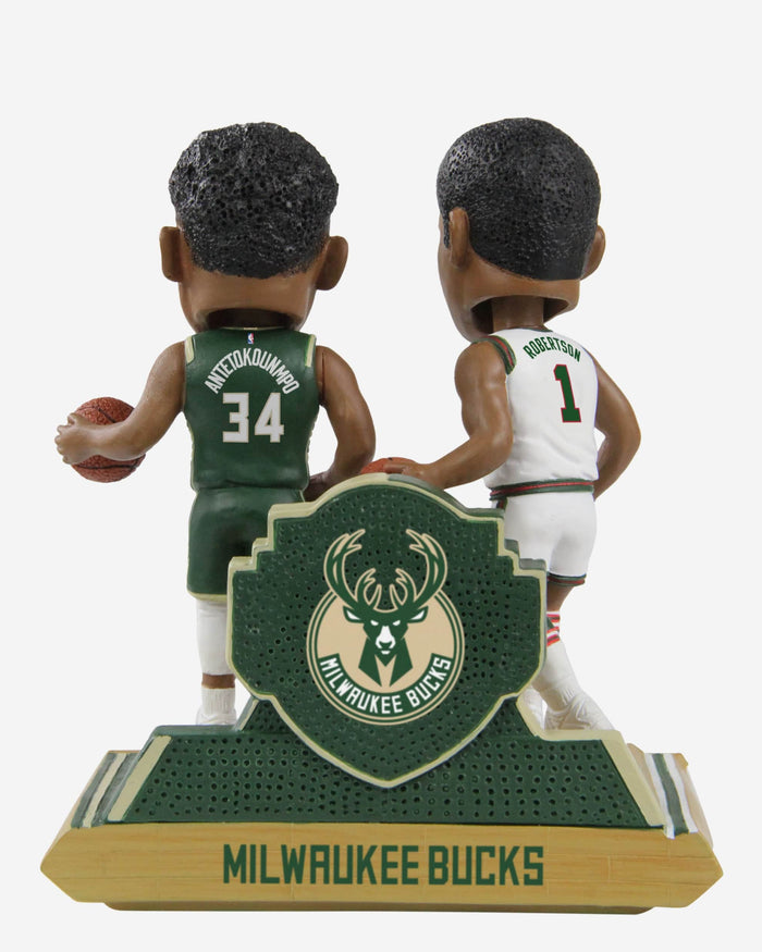 Oscar Robertson & Giannis Antetokounmpo Milwaukee Bucks Then And Now Bobblehead FOCO - FOCO.com