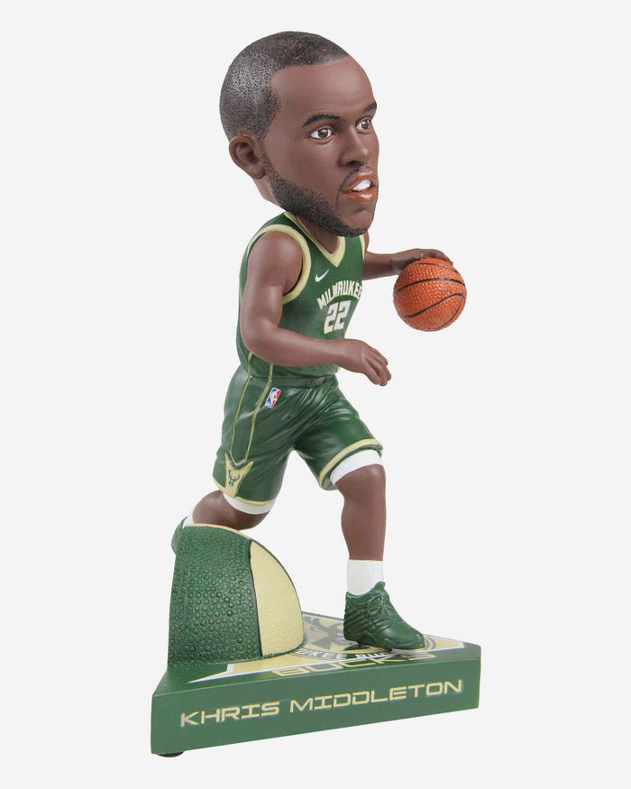 Khris Middleton Milwaukee Bucks Dynamic Duo Bobblehead FOCO - FOCO.com