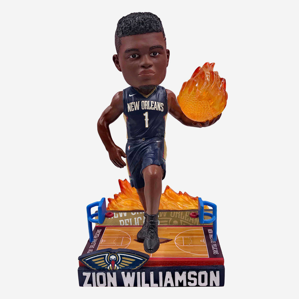 Zion Williamson New Orleans Pelicans On Fire Bobblehead FOCO - FOCO.com