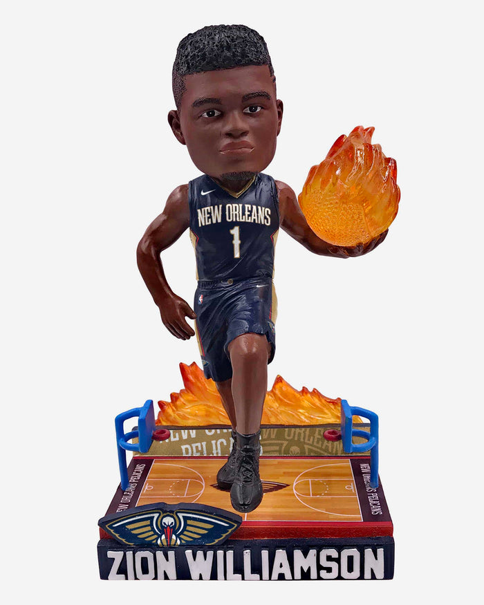 Zion Williamson New Orleans Pelicans On Fire Bobblehead FOCO - FOCO.com