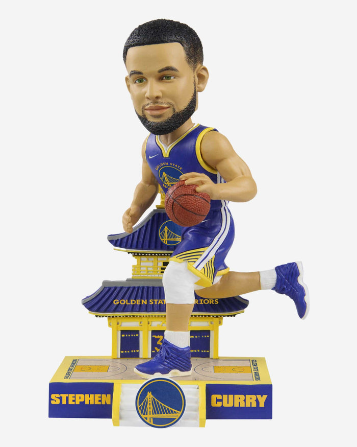 Steph Curry Golden State Warriors NBA Japan Games 2022 Bobblehead FOCO - FOCO.com