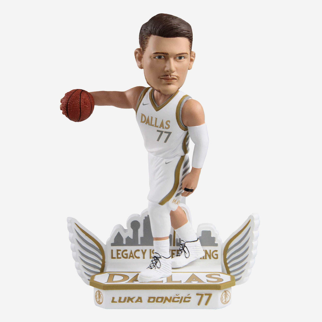 Luka Doncic Dallas Mavericks City Jersey Bobblehead FOCO - FOCO.com