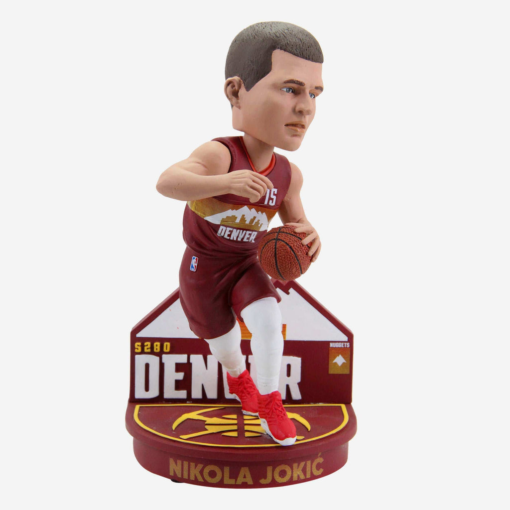 Nikola Jokic Denver Nuggets City Jersey Bobblehead FOCO - FOCO.com