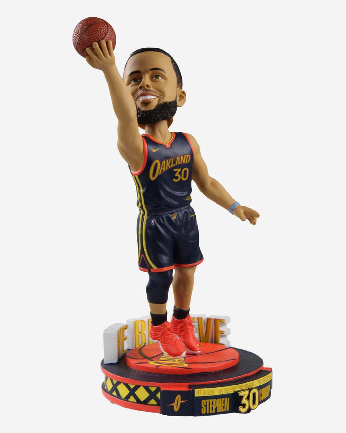 Steph Curry Golden State Warriors City Jersey Bobblehead FOCO - FOCO.com