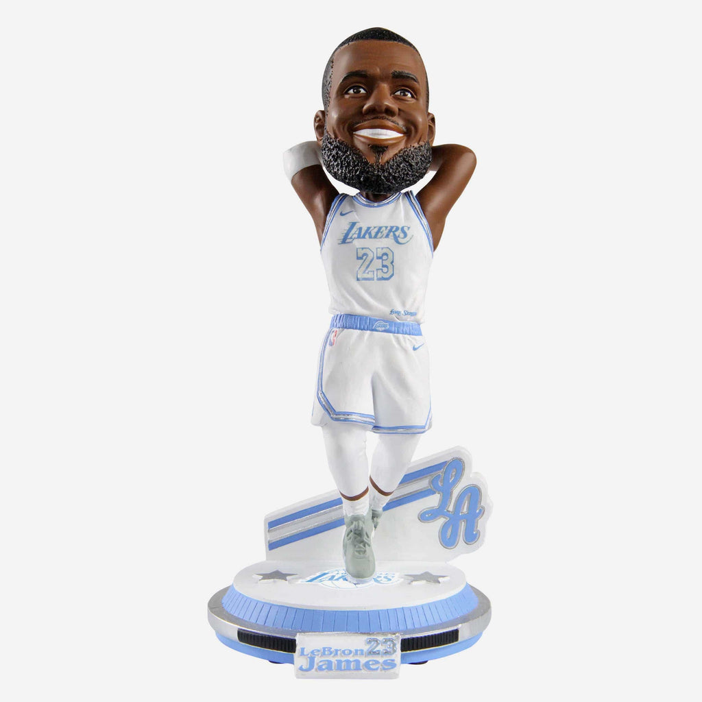 LeBron James Los Angeles Lakers City Jersey Bobblehead FOCO - FOCO.com