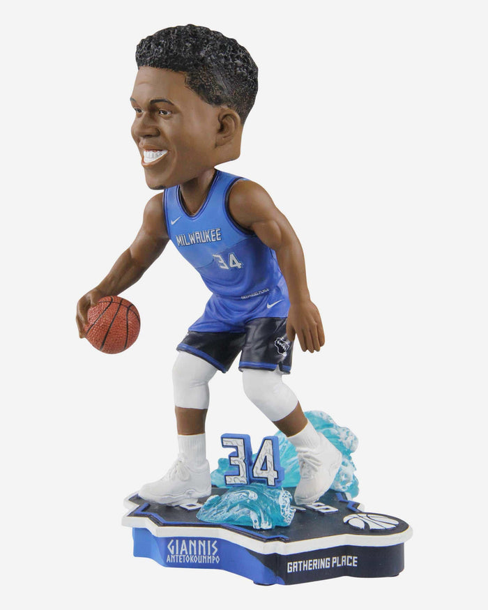 Giannis Antetokounmpo Milwaukee Bucks City Jersey Bobblehead FOCO - FOCO.com