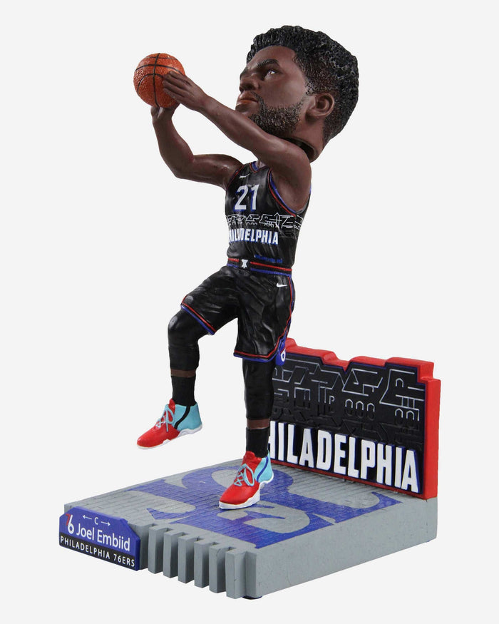 Joel Embiid Philadelphia 76ers City Jersey Bobblehead FOCO - FOCO.com