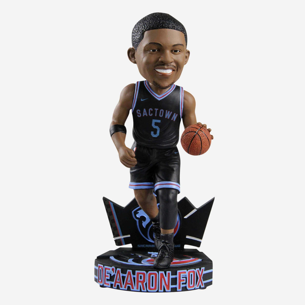 De'Aaron Fox Sacramento Kings City Jersey Bobblehead FOCO - FOCO.com
