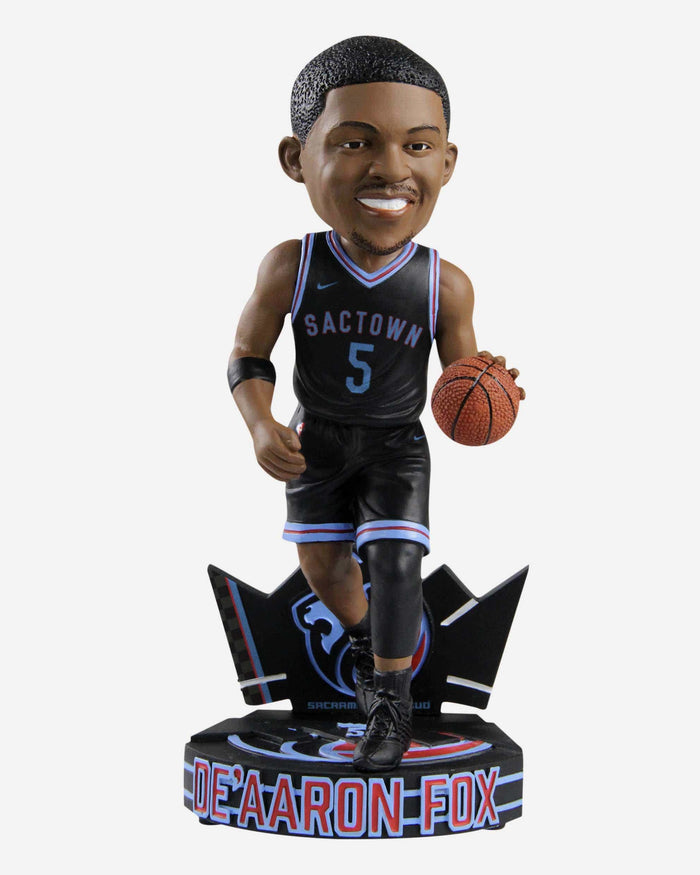 De'Aaron Fox Sacramento Kings City Jersey Bobblehead FOCO - FOCO.com