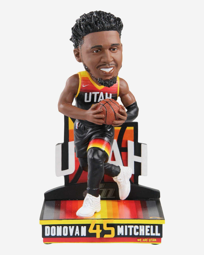 Donovan Mitchell Utah Jazz City Jersey Bobblehead FOCO - FOCO.com