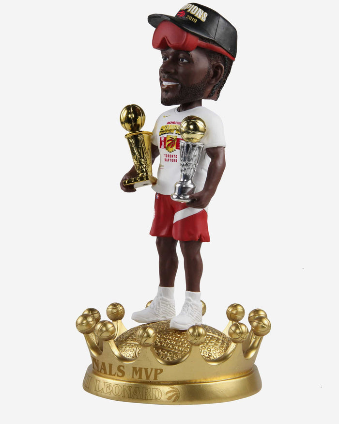 Kawhi Leonard Toronto Raptors 2019 NBA Champions MVP Celebration Bobblehead FOCO - FOCO.com