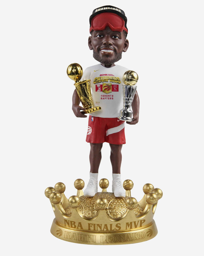 Kawhi Leonard Toronto Raptors 2019 NBA Champions MVP Celebration Bobblehead FOCO - FOCO.com