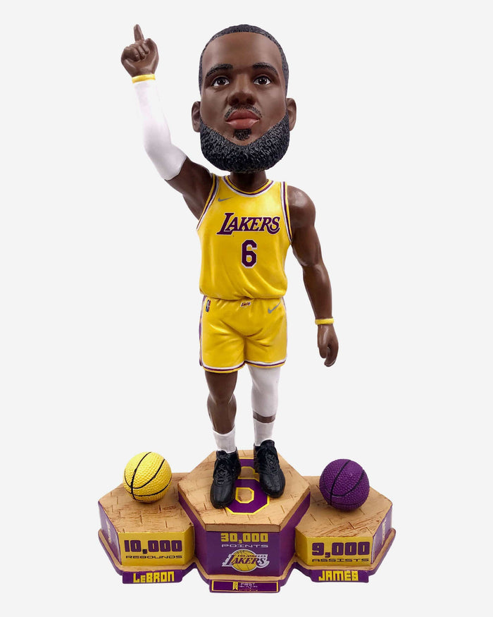 LeBron James Los Angeles Lakers Milestone Bobblehead FOCO - FOCO.com