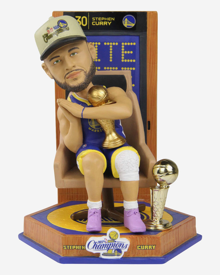 Steph Curry Golden State Warriors Nite Nite Bobblehead FOCO - FOCO.com