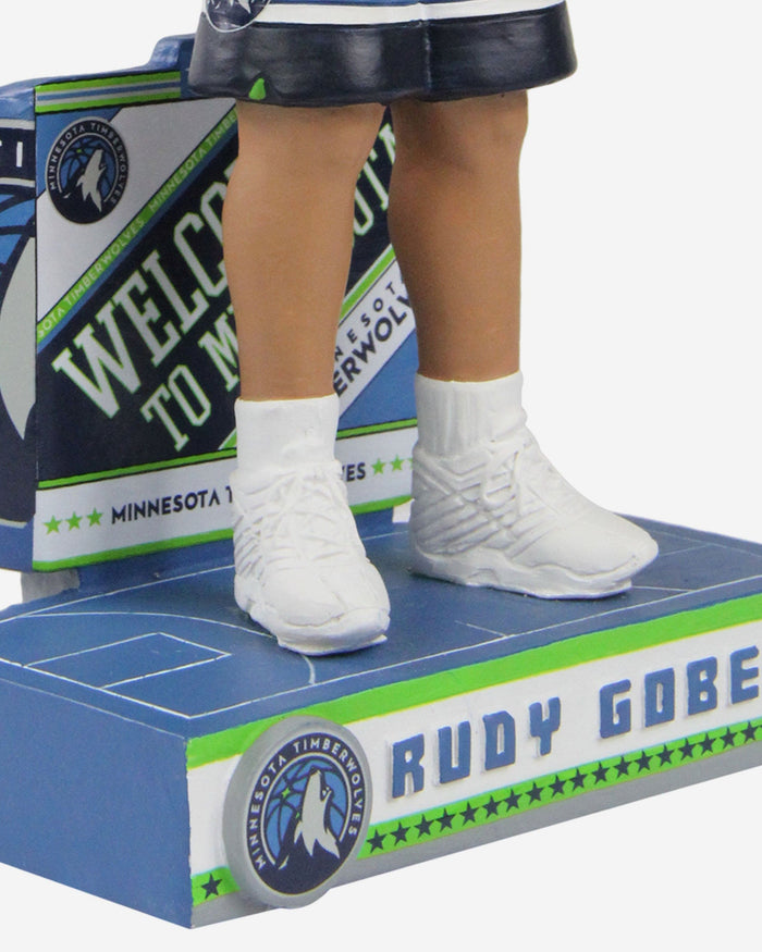 Rudy Gobert Minnesota Timberwolves Next Stop Bobblehead FOCO - FOCO.com