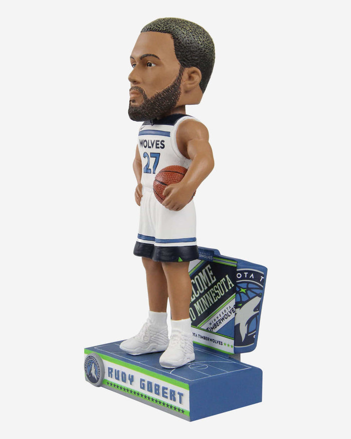 Rudy Gobert Minnesota Timberwolves Next Stop Bobblehead FOCO - FOCO.com