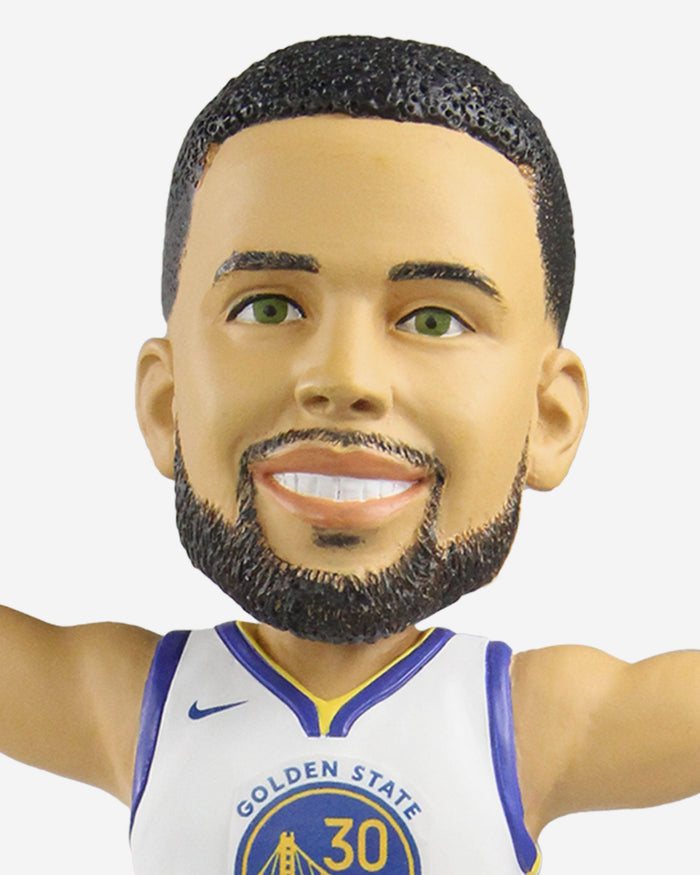 Steph Curry Golden State Warriors Playoff 3-Point Counter Bobblehead FOCO - FOCO.com