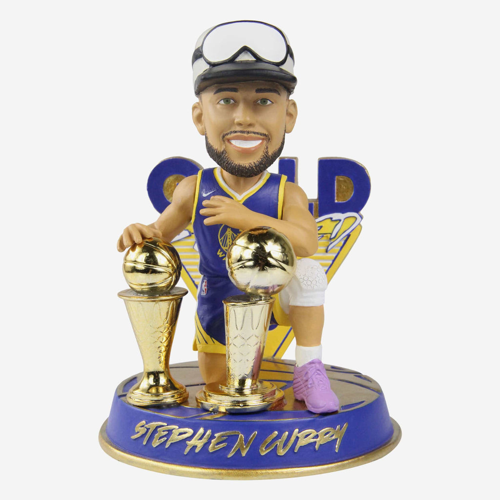 Steph Curry Golden State Warriors Gold Blooded Bobblehead FOCO - FOCO.com