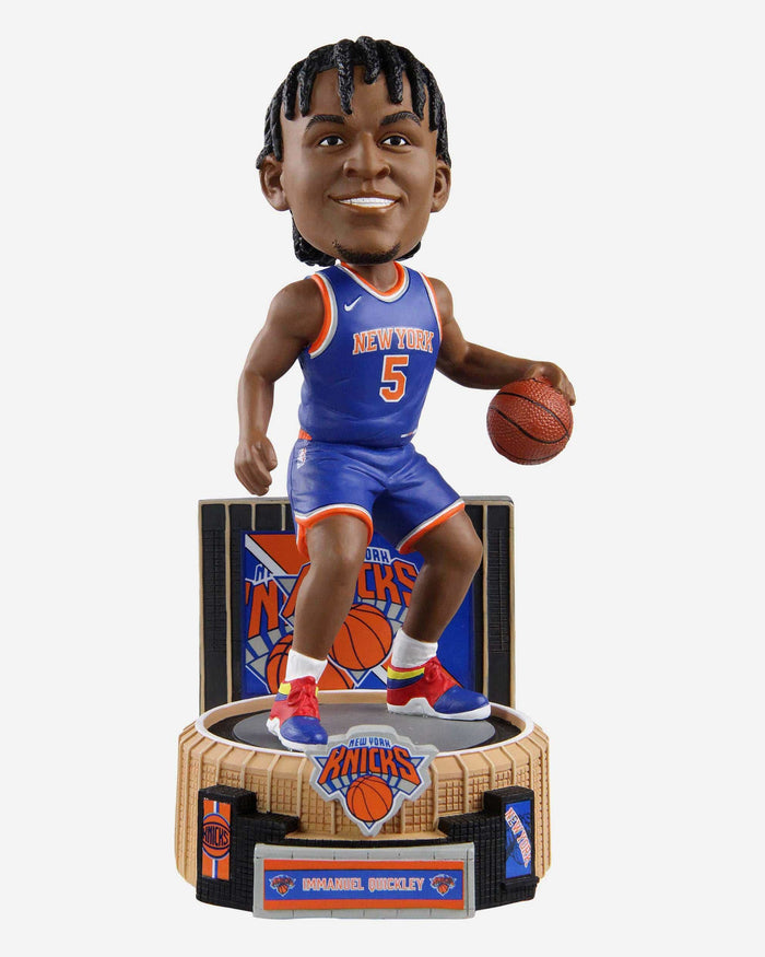 Immanuel Quickley New York Knicks Stadium Base Bobblehead FOCO - FOCO.com