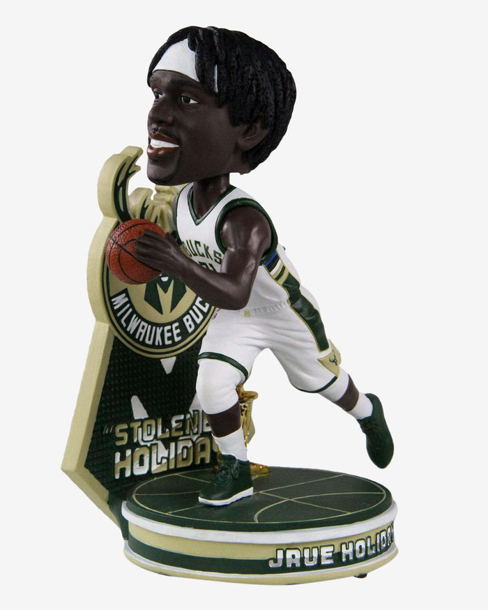 Jrue Holiday Milwaukee Bucks Steal Moment Bobblehead FOCO - FOCO.com