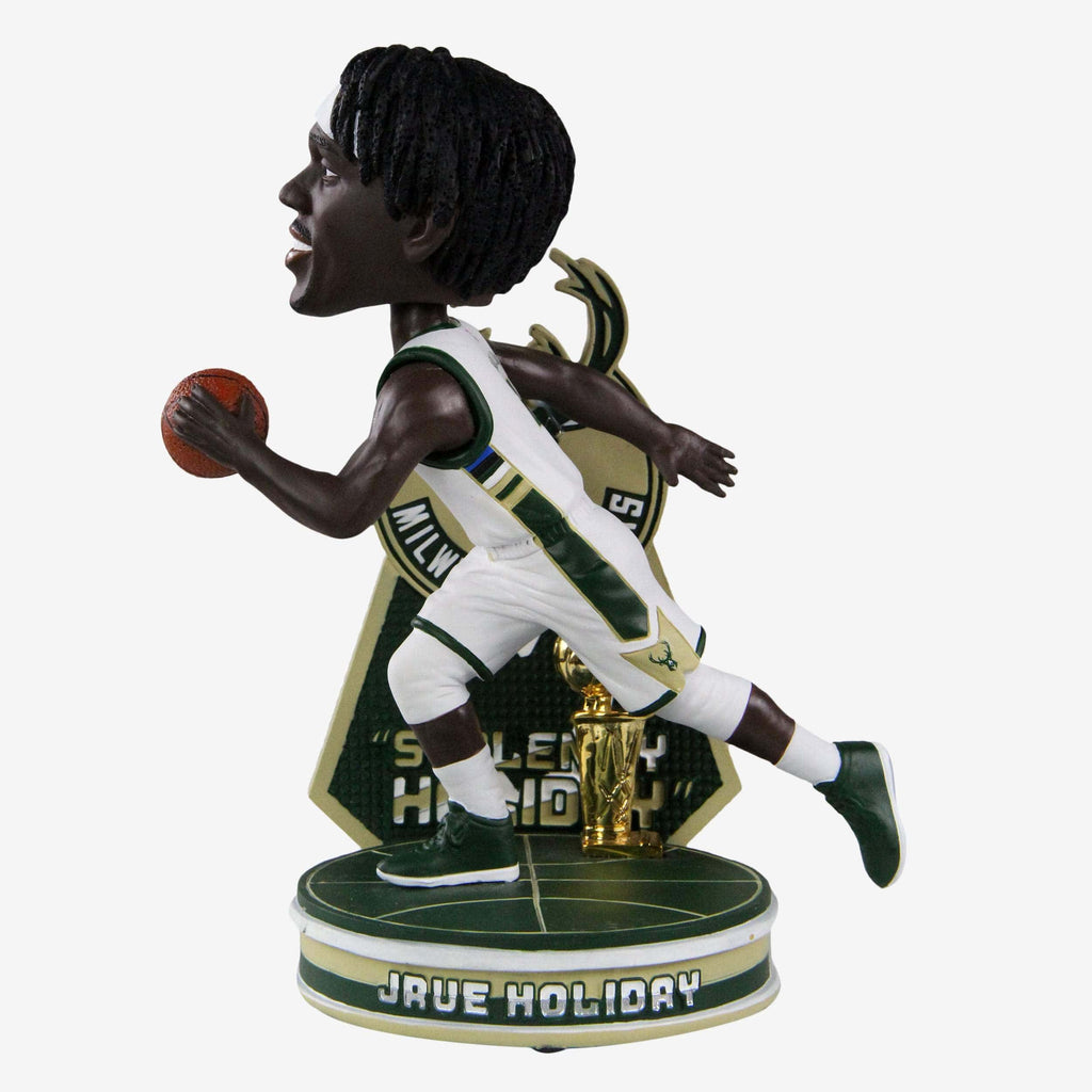 Jrue Holiday Milwaukee Bucks Steal Moment Bobblehead FOCO - FOCO.com