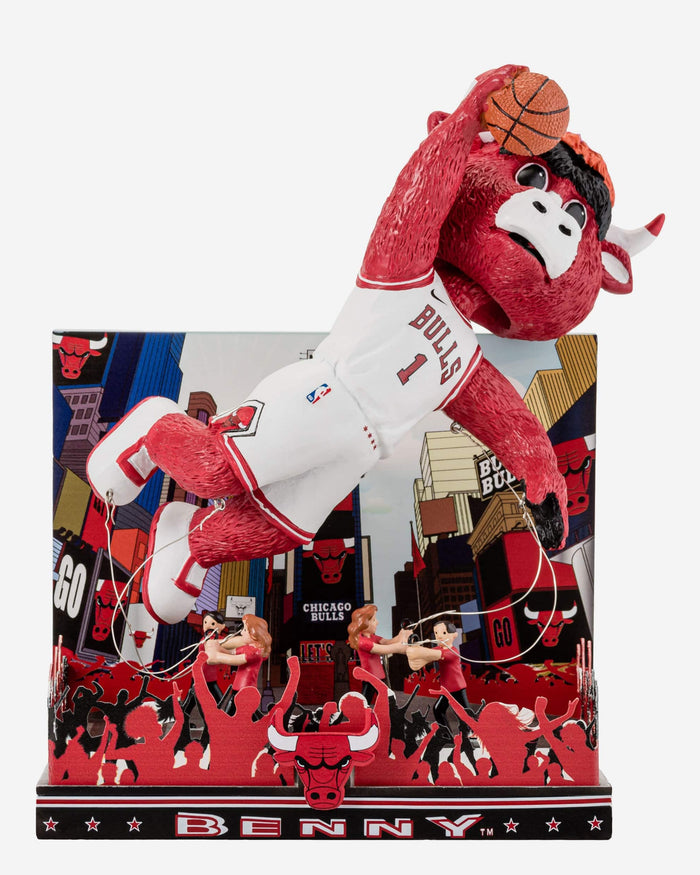 Benny The Bull Chicago Bulls Thanksgiving Mascot Bobblehead FOCO - FOCO.com