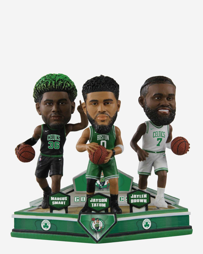 Jayson Tatum & Jaylen Brown & Marcus Smart Boston Celtics Triple Bobblehead FOCO - FOCO.com