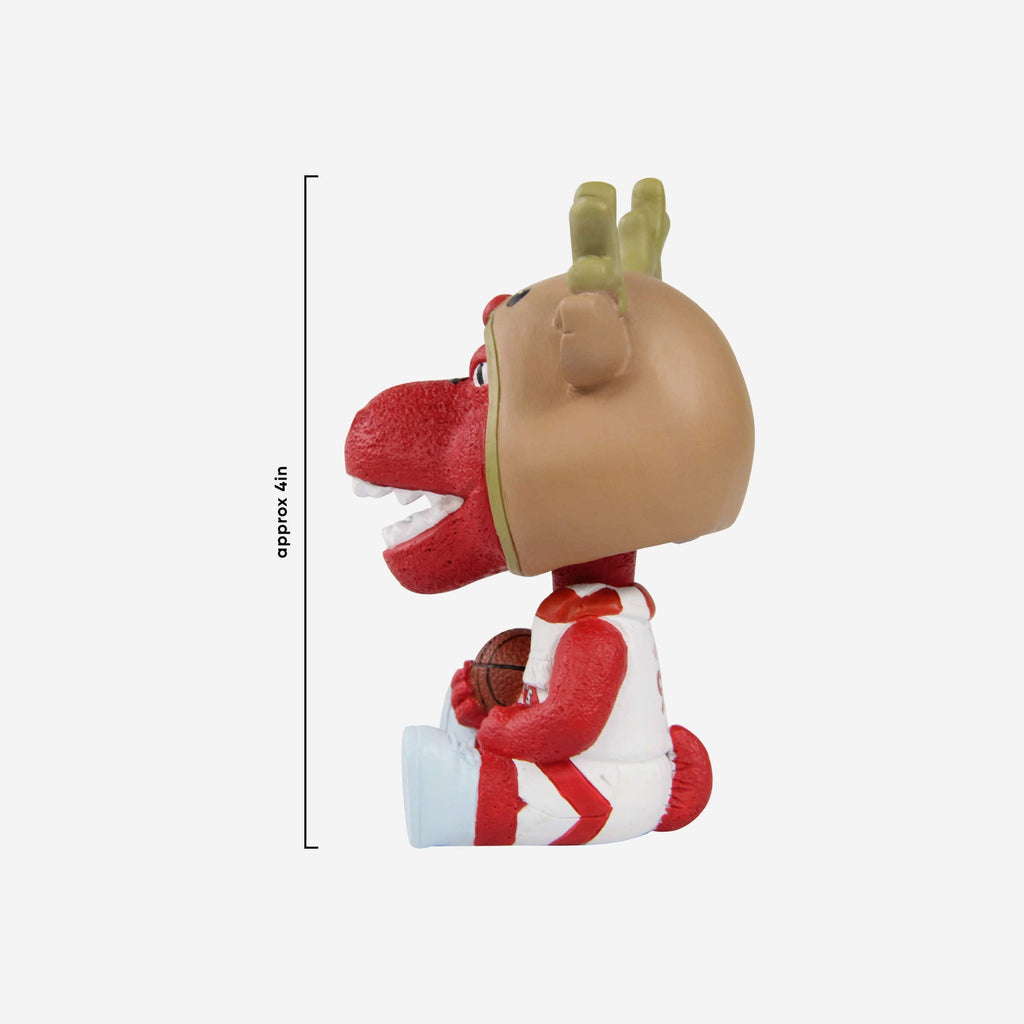 The Raptor Toronto Raptors Christmas Mascot Bobble Bro Mini Bobblehead FOCO