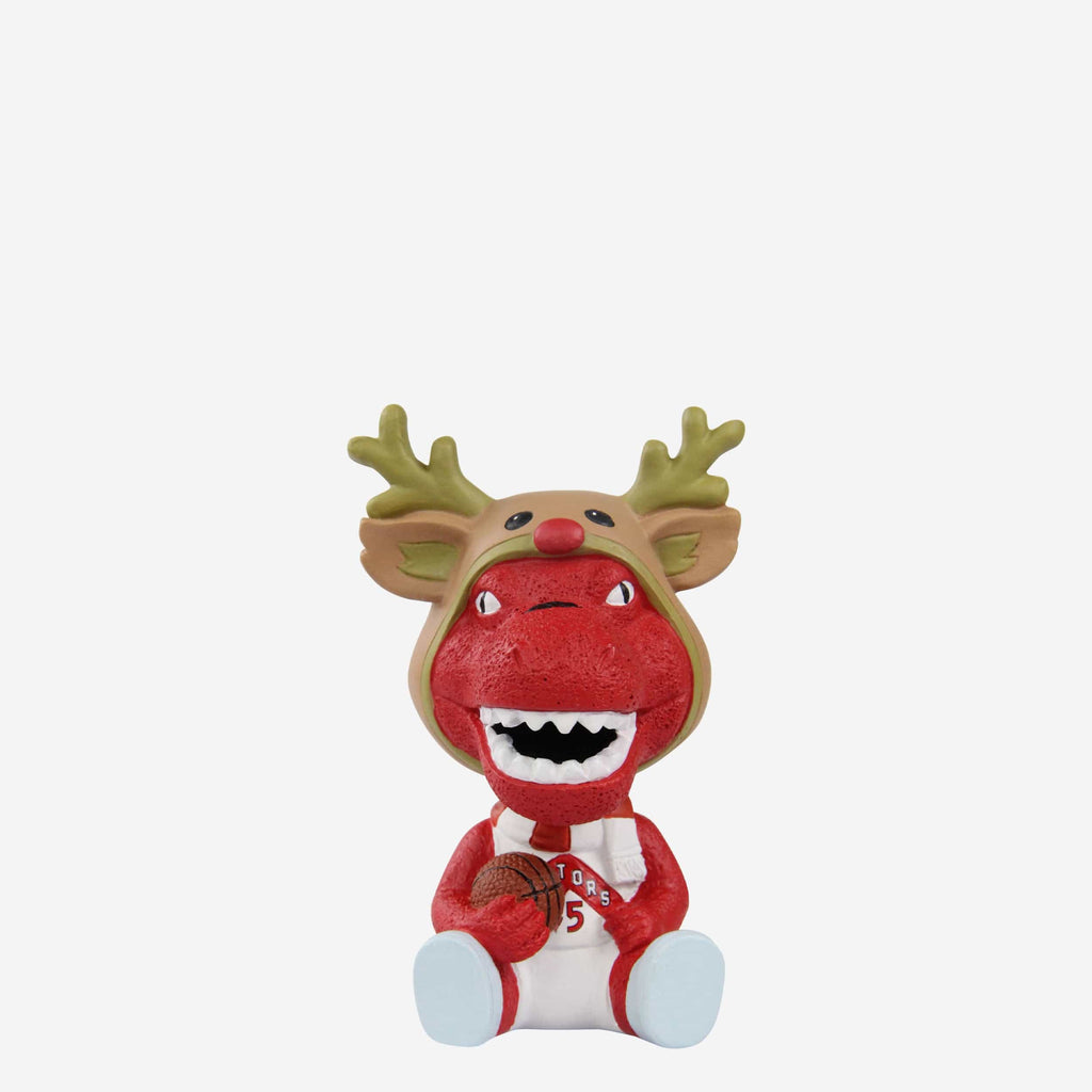 The Raptor Toronto Raptors Christmas Mascot Bobble Bro Mini Bobblehead FOCO - FOCO.com